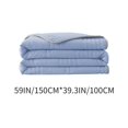 thumbnail image 3 of Summer Cooling Quilt 59x39 in, Lightweight Washable Polyester Fiber Comforter for Hot Sleepers, Breathable Thin Blanket for Bed Couch Office and Travel Use All Season Long, 3 of 6