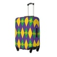 thumbnail image 2 of Balery Luggage Cover Mardi Gras Print Suitcase Covers for Luggage Elastic Washable Suitcase Protector Fits 18-32 Inch Luggage-Small, 2 of 9