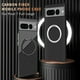 thumbnail image 3 of Funda para Google Pixel 9 Pro XL, textura de fibra de carbono, a prueba de golpes, delgada y liviana, compatible con carga inalámbrica MagSafe., 3 of 8