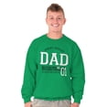 thumbnail image 5 of Fathers Day World's Greatest Dad No 1 Men's Crewneck Sweatshirt Brisco Brands X, 5 of 7