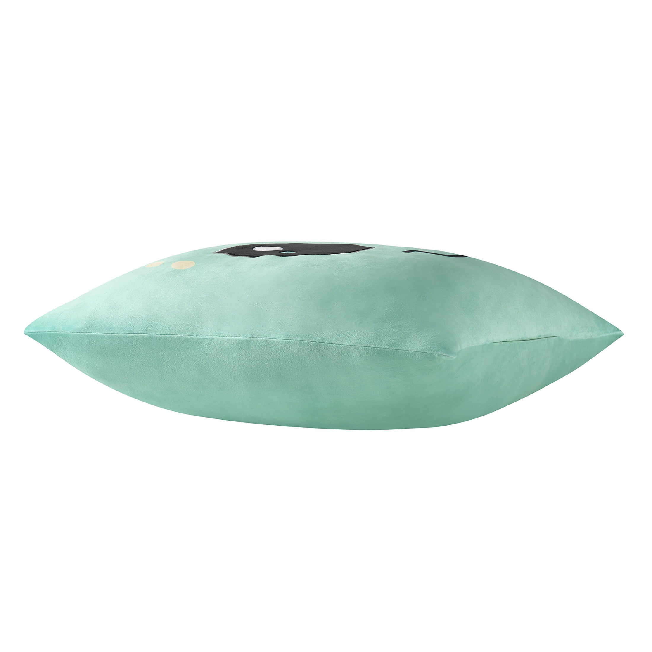 (2 pack) Your Zone Alien Snuggly Decorative Pillow 18" x 18", Teal