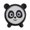 Black, variant on EGNMCR Wireless Mini Portable Card Bluetooth Speaker Cute Cartoon Mini Audio Subwoofer Children, Gift