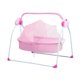 thumbnail image 1 of Columpio eléctrico para bebé con función de temporizador, 6 melodías y 5 velocidades de balanceo. rosa, 1 of 9
