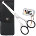 thumbnail image 1 of 3 Swords Germany – Professional Nostril Nose and Ear Hair Scissors, Stainless Steel, Straight Rounded Blade with Black case, 1 of 7