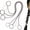 Black/Beige/Brown/Purple-25", variant on Hair Ties for Women, 16" 4 Packs Soft Nylon Elastic Ponytail Holders for Thick,Curly,Fine Hair Spiral Pony Tail Wrap Around Tie Long Womens Accessories for ,Swim,GYM (Yellow//Blue/Green)