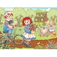 thumbnail image 3 of MasterPieces 60 Piece Jigsaw Puzzle - Raggedy Ann and Andy Bike Ride, 3 of 6