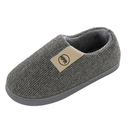 

Honeeladyy Women s Mens Couples Winter Warm Floor Home Slippers Loafer Indoor Bedroom Shoes Dark Gray Sales