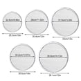 thumbnail image 4 of Advancent Rejilla antiadherente de forma redonda para Pizza, bandeja para hornear panqueques de aluminio, red, utensilios para hornear pasteles Cocina y Comedor 13 pulgadas, 4 of 6