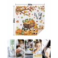 thumbnail image 4 of Fall Pumpkins Cloth Napkins Set of 4 Reusable Dinner Napkins, Thanksgiving Gnomes Autumn Maple Country Rustic Cocktail Napkin Washable Table Napkins for Wedding/Holiday Party/Baby Shower 20"x20", 4 of 7