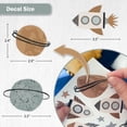 thumbnail image 6 of Wall Palz Space Galaxy Vinyl Wall Decals Peel and Stick Room Decorations, 6 of 9