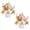 B-2PCS, variant on Fall Decor for Thanksgiving Autumn Home Table Fireplace Decorations | Artificial Fall Maple Leaves Pumpkin Berry Potted for Harvest Halloween Indoor Holiday Party Decorations (B-1PCS)