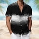 thumbnail image 1 of Blusa y camisa de manga corta con cuello vuelto para hombre, camisa hawaiana de manga corta con estampado de verano para playa, blusa, camisa para hombre, tops de poliéster, 1 of 8