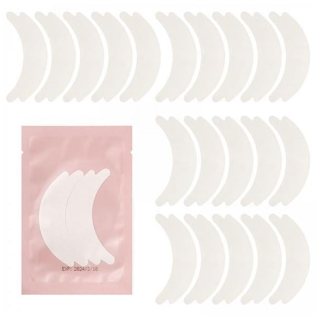 4x20 Piezas Premium Extensión De Pestañas Debajo De Los Ojos Máscara De Ojos Belleza Rosa