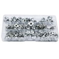 thumbnail image 1 of Riwesomey Tuercas de cuatro garras chapadas en Zinc de 150 Uds., tuercas en T a prueba de herrumbre con incrustaciones, protección contra la corrosión, Herramientas y ferretería Riwesomey TO010573-00, 1 of 6
