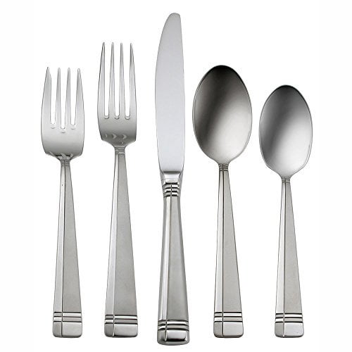 ONEIDA AMSTERDAM 45 PIECE CASUAL FLATWARE SET SERVICE FOR 8 Walmart 