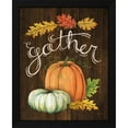 thumbnail image 2 of Mary Urban 20x24 Black Modern Wood Framed Wall Art Titled - Autumn Harvest III Walnut, 2 of 6