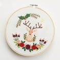 thumbnail image 2 of Embroidery Starter Kit Full Range DIY Cartoon Animal Cross Stitch Kit Craft Kit, 2 of 6