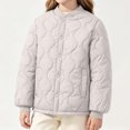 thumbnail image 4 of Fnooota Boys Puffer Jackets, Casual Lightweight Long Sleeve Warm Kids Winter Outerwear Beige Size 5-6T, 4 of 6