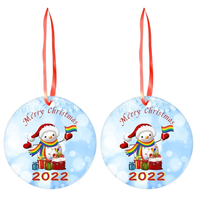 Heliisoer Christmas Gift For Her Gift For Tree Decoration 2PCS