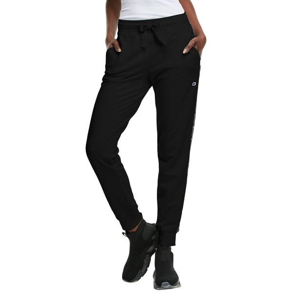 champion women's campus jogger with taping