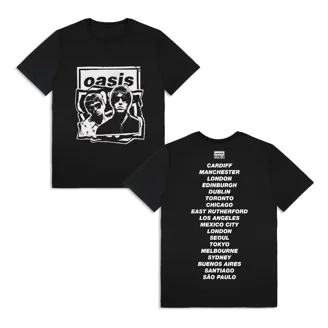OASIS Live '25 Tour 2025 T-shirt Allsize For Fans Short Sleeve