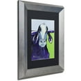 thumbnail image 2 of Trademark Fine Art "Bull Drool II" Canvas Art by Pat Saunders-White, Black Matte, Silver Frame, 2 of 4
