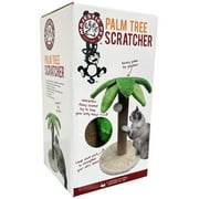 Majestic Pet Palm Tree Cat Scratching Post with Toy Ball, Faux Fur and Sisal Post