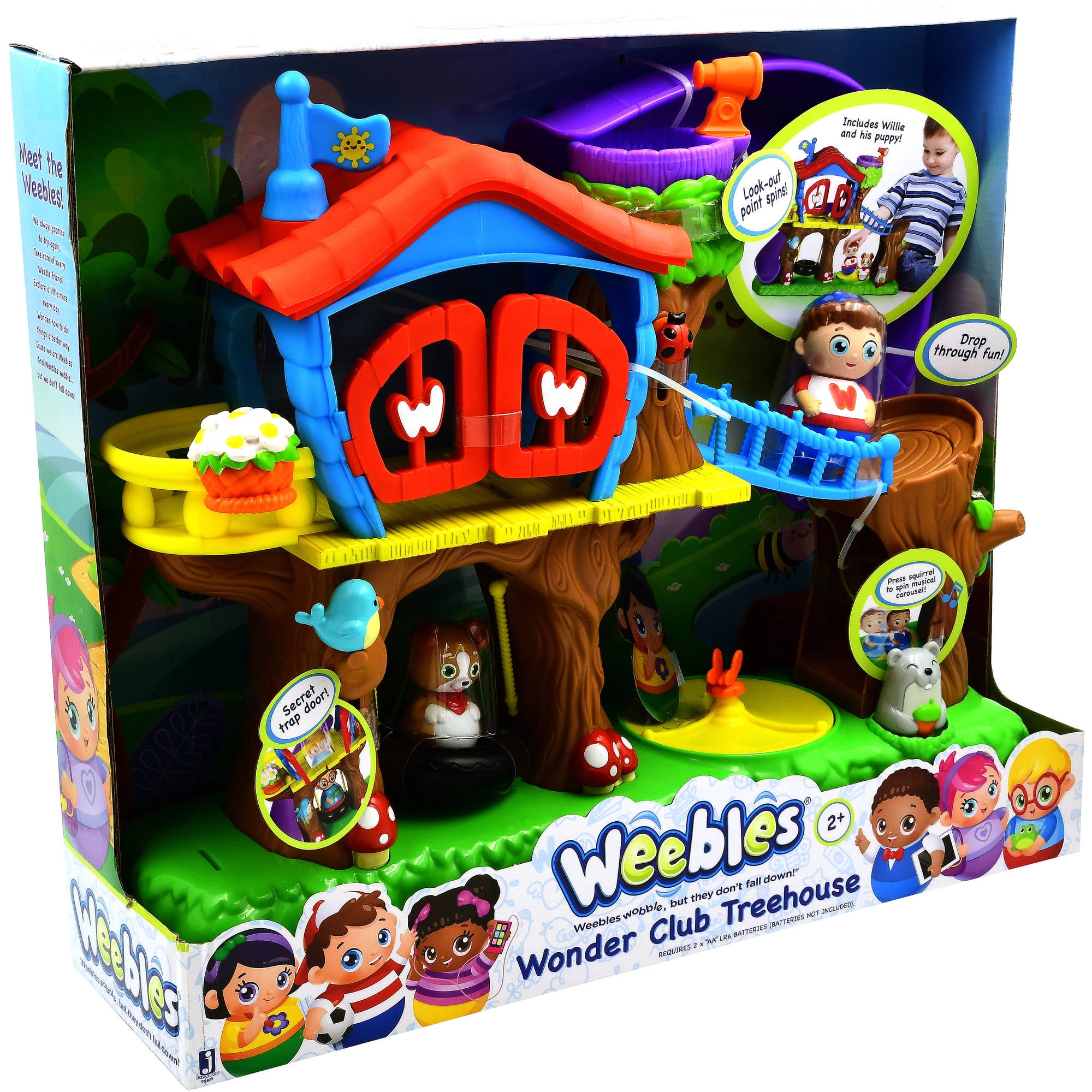 Animal Jam Weebles Deluxe Treehouse Playset Walmart Com Walmart Com - roblox staff at babies kids toys walkers on carousell