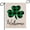 Color 28, variant on Newhomestyle Happy St Patricks Day Cat Garden Flag 12x18 Inch Double Sided for Outside Small Burlap Green Shamrocks Clovers Hat Yard Holiday Flag