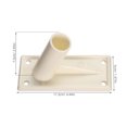 thumbnail image 2 of Minkissy 2Pack Flag Pole Holder Rack Beige Plastic Bracket 11.0x7.0x5.0in, 2 of 5