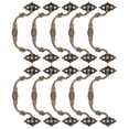 thumbnail image 3 of Drawer Handle, Zinc Alloy Durable 10 Sets Cabinet Handle, Rust-proof For Cabinet Doors Small Size, 3 of 8