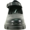 thumbnail image 3 of kozi Women Mary Jane Platform Chunky Heel Dress Shoe OY3303 Heel Pump Removable Insole Black Size 8, 3 of 8