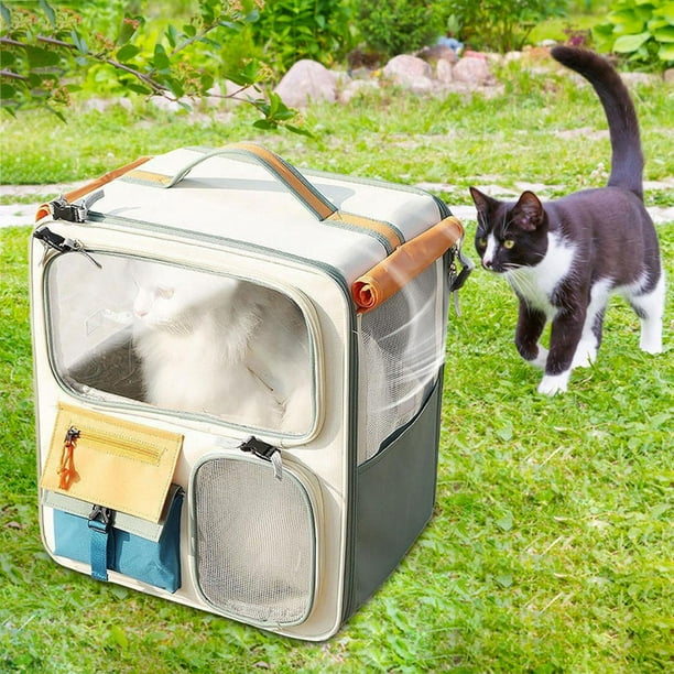 Mochila para gatos, mochila para transportar mascotas, mochila