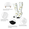 thumbnail image 6 of Balery Green Blue Avocado Printed Novelty Socks Men's Women's Crew Socks Sports Socks Knee High Socks Cotton Socks Quirky and Cool Socks, 6 of 9