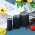 thumbnail image 3 of HATISS Black Self Grip Hair Rollers Hairdressing Curlers Professional Multi Size, 3 of 6
