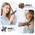 thumbnail image 6 of IG INGLAM 1" Infrared Flat Iron for Hair, Round 2 in 1 Hair Straightener Flat Iron, Dual Voltage, Prussian Blue, 6 of 7