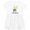 White with Speckles, variant on Inktastic Is This Thing On? Cute Cicada with Microphone Girls Toddler Dress