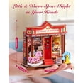 thumbnail image 5 of Rolife Whimsy Toy Shop Miniature House Kit 1:32, DIY Tiny Toy Store Model Building Set, Nostalgic Desk Decor Craft Gift for Adults Beginners, 5 of 5