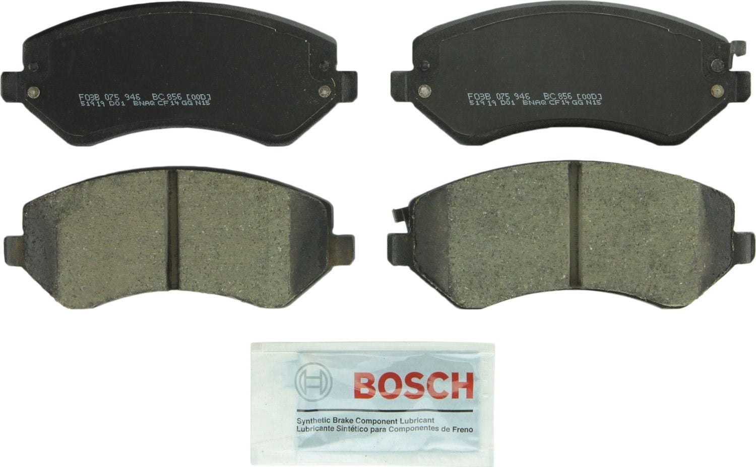Bosch BC856 QuietCast Brake Pad Ceramic Brake Pads