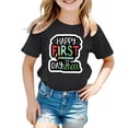 thumbnail image 4 of LEKDFST Kindergarten Graphic Tees for Kids Girls Boys Back to School T-Shirts Watch Out Kindergarten Here I Come Graphic Tops Black 10-11 Years, 4 of 4