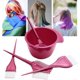 thumbnail image 2 of ZHAOCHENG Juego de tinte para cabello de salón de primera calidad, paquete de 5 pinceles y cuencos para teñir el cabello tú mismo, decolorado (fucsia), 2 of 5