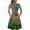 Dark Blue Womens Summer Dress, variant on USSUMA Dresses for Women Party Casual Women's Sleeveless Swing Dress Oil Painting Floral Print High Waist Loose Summer Beach Dresses Flowy Mini Dress