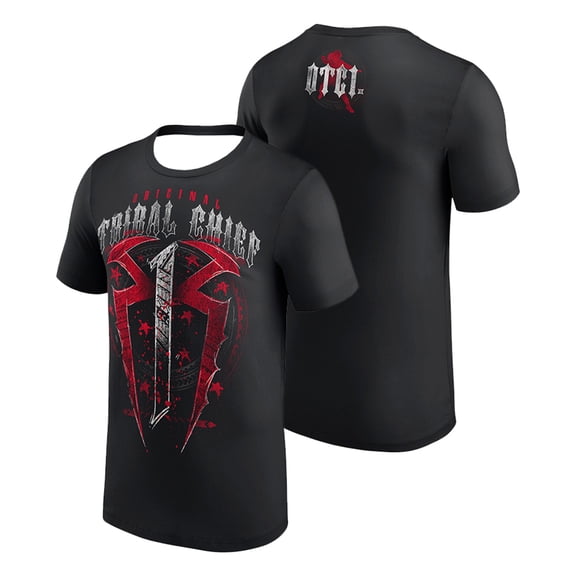 Roman Reigns OTC1 Tribal Chief T-Shirt Crewneck Short Sleeve Tee Women Men Sportwear Tops