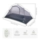 thumbnail image 3 of Tienda de campaña NatureHike Bikepacking para 1 persona, impermeable y con huella, 3 of 9