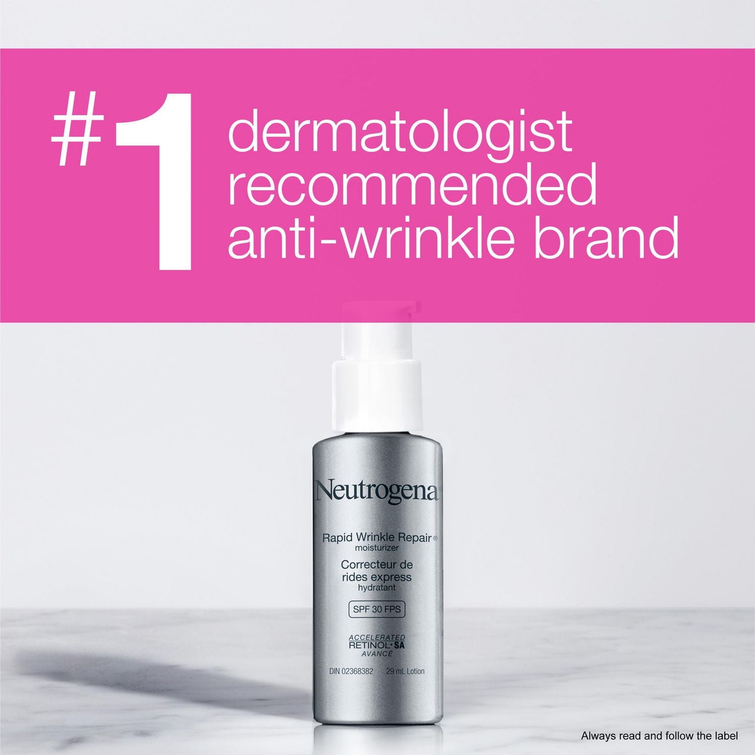 Neutrogena Anti Aging Retinol Face Cream SPF 30, Rapid Wrinkle Repair, 29mL, 29 mL