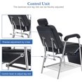 thumbnail image 5 of BarberPub Professional Tattoo Chair with Headrest, Modern Spa Massage Bed Salon Adjustable Table 2767, 5 of 8