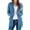 Blue Grey, variant on Women's Open Front Cardigan Sweaters Fall Fashion Button Down Cable Knit Chunky Winter Outerwear Coats