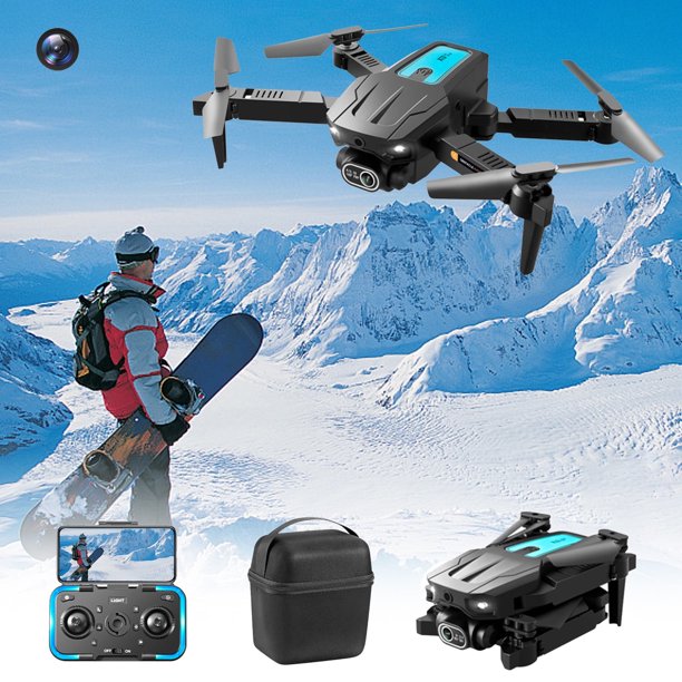 Dron WJSXC con cámara, minidron con cámara FPV HD 1080P, juguetes de control remoto, regalos para niños y niñas con retención de altitud, modo sin cabeza, ajuste de velocidad de inicio A
