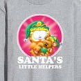 thumbnail image 3 of Garfield - Santas Little Helpers - Adult Long Sleeve Tee, 3 of 5