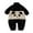 Black, variant on Hwmodou Girls Jumpsuits Fuzzy Flannel Baby Onesie Baby Warm Home Clothes Children Cute Cartoon Pajamas Jumpsuit New Panda Clothes Fall Winter Themed Jumpsuit,0-3M